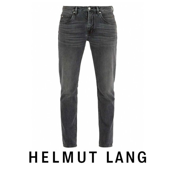Helmut Lang MR 87 Dark Grey Coated Men Size 30 Slim Fit Jeans